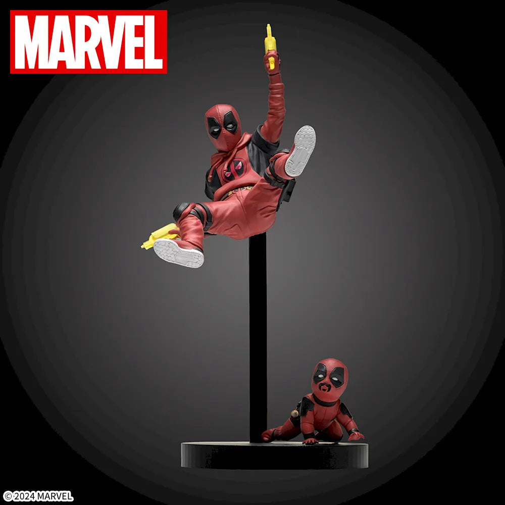 Figurine Deadpool & Baby Deadpool Act/Cut Luminasta Marvel