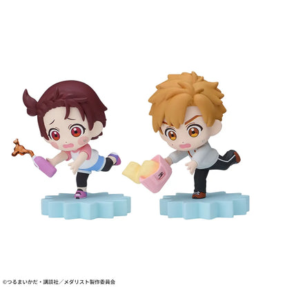 Figurine Yuitsuka Inori & Akeuraji Tsukasa mOH!ment Vol.01 Luminasta Medalist