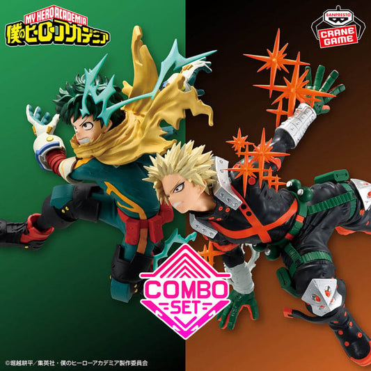 Figurine Izuku Midoriya & Katsuki Bakugo Gigo Limited Vol.03 My Hero Academia Combo Set