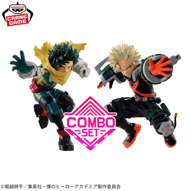 Figurine Izuku Midoriya & Katsuki Bakugo Gigo Limited My Hero Academia Combo Set