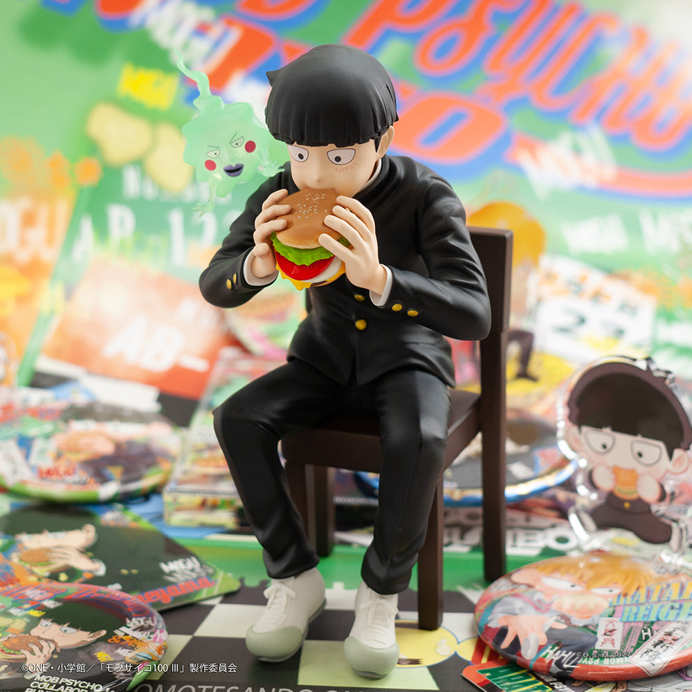 Figurine Kageyama Shigeo & Ekubo x Bunbougu Cafe 2022 Mob Psycho 100