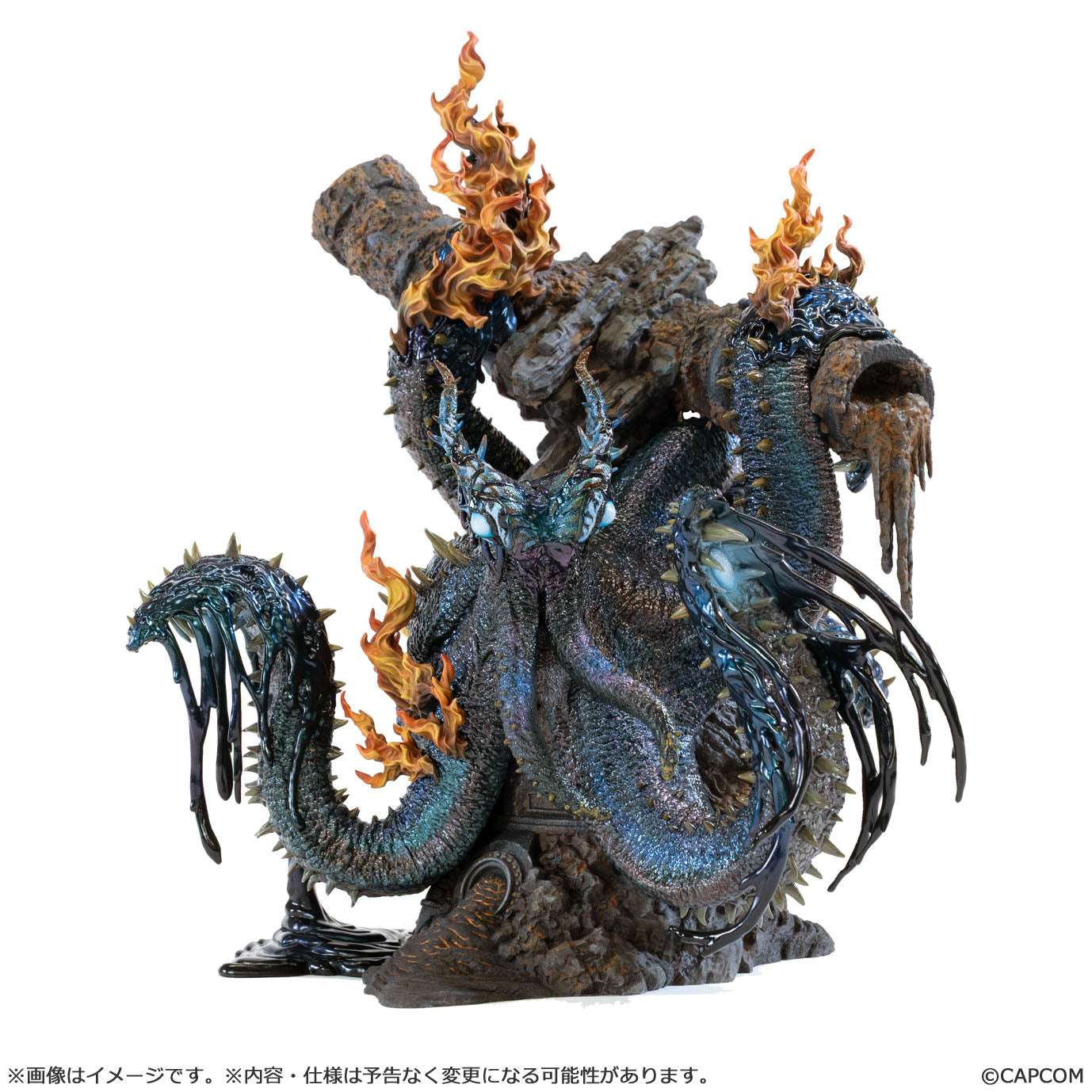 Figurine Hell Flame Octopus Nu Udra Builder Creators Monster Hunter