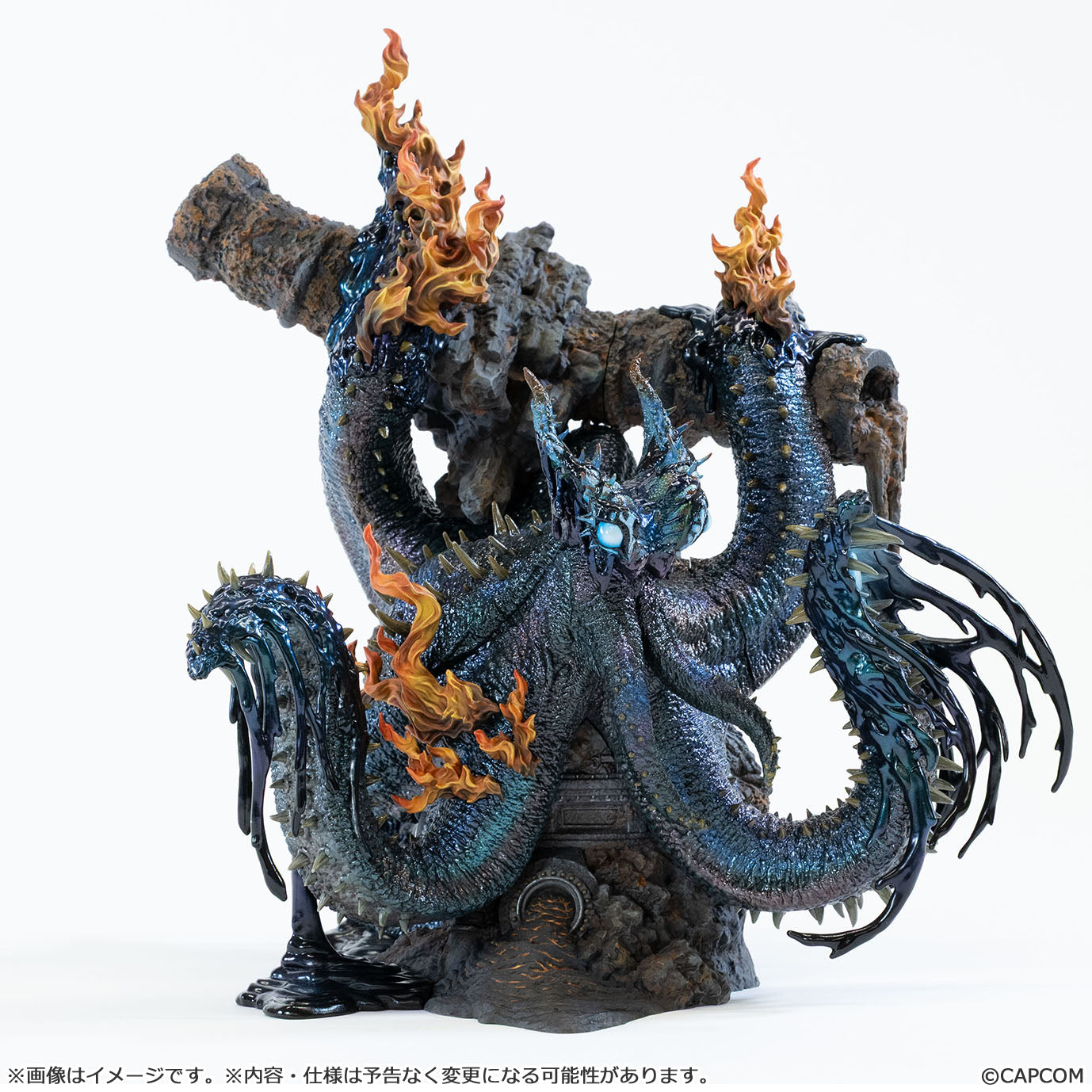 Figurine Hell Flame Octopus Nu Udra Builder Creators Monster Hunter