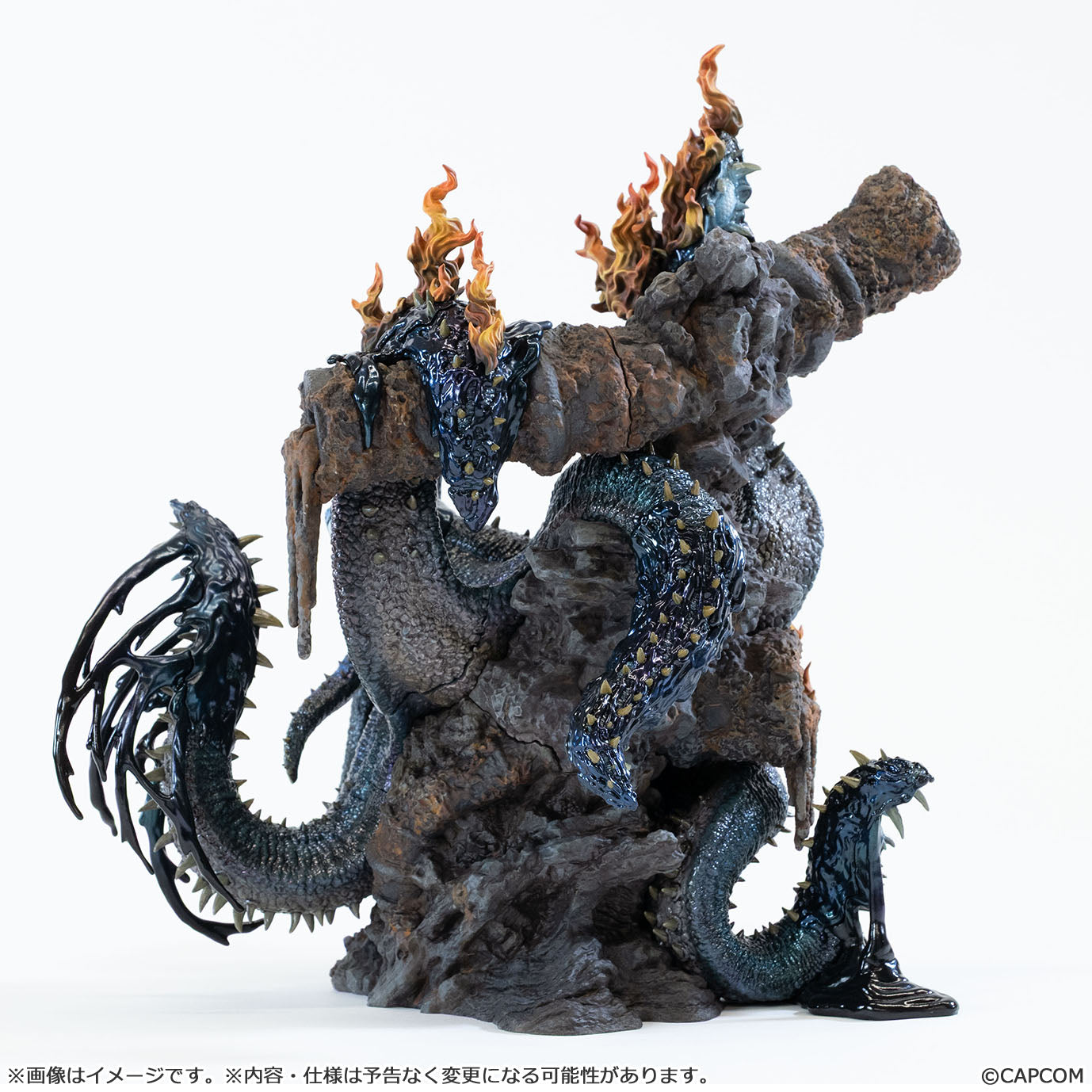 Figurine Hell Flame Octopus Nu Udra Builder Creators Monster Hunter