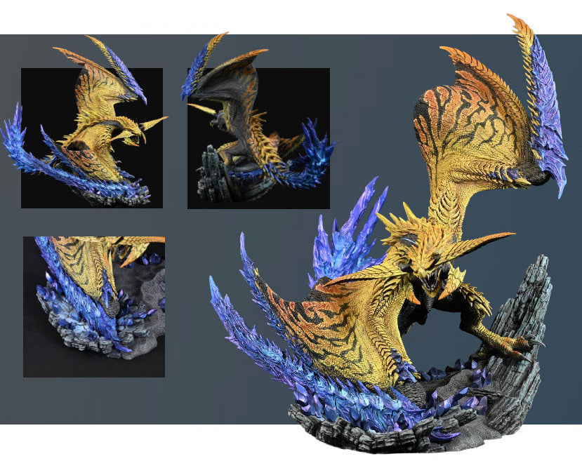 Figurine Shining Thunder Wyvern Rey Dau Builder Creators Monster Hunter