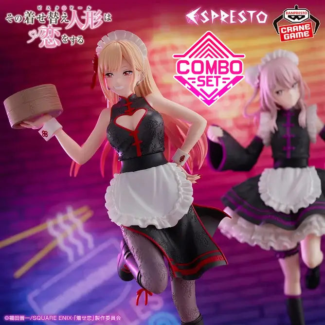 Figurine Marin Kitagawa & Inui Sajuna China Maid Ver. Espresto My Dress-Up Darling Combo Set