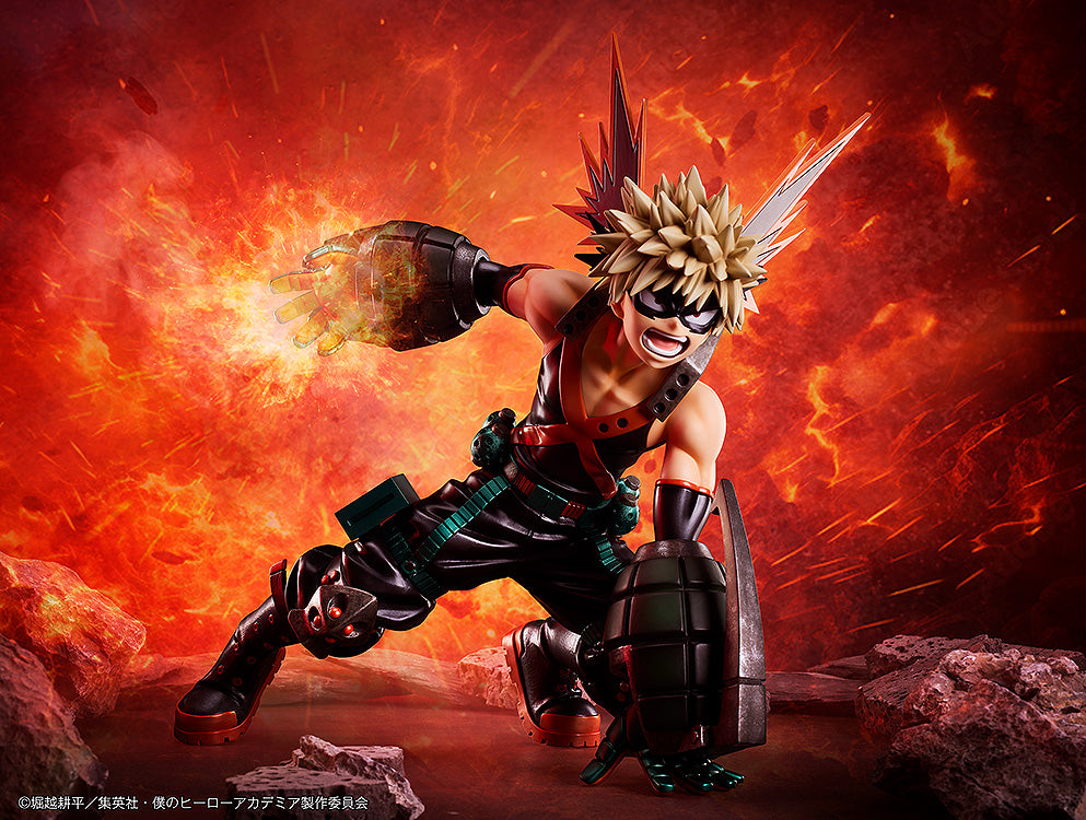 Figurine My Hero Academia – Katsuki Bakugo – King Of Artist, édition Limitée Banpresto