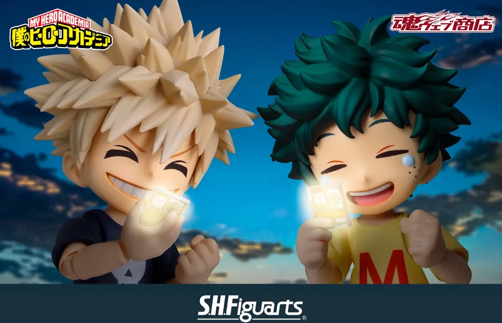Figurine Katsuki Bakugo & Izuku Midoriya Childhood Ver. S.H. Figuarts My Hero Academia