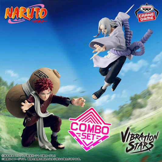 Figurine Gaara VS Kimimaro Vibration Stars Naruto Combo Set