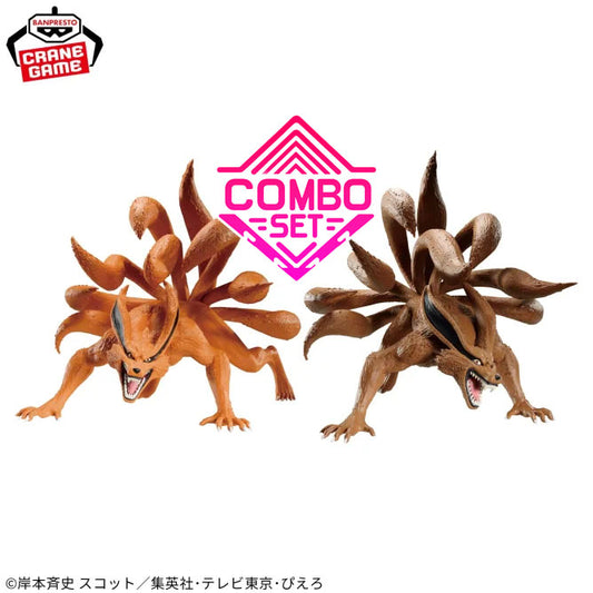 Figurine Kurama (A&B) Banpresto Naruto Shippuden Combo Set