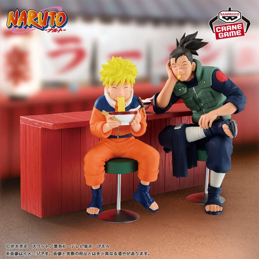 Figurine Naruto Uzumaki & Iruka Umino Ichiraku Ramen Ver. Banpresto Naruto Combo Set