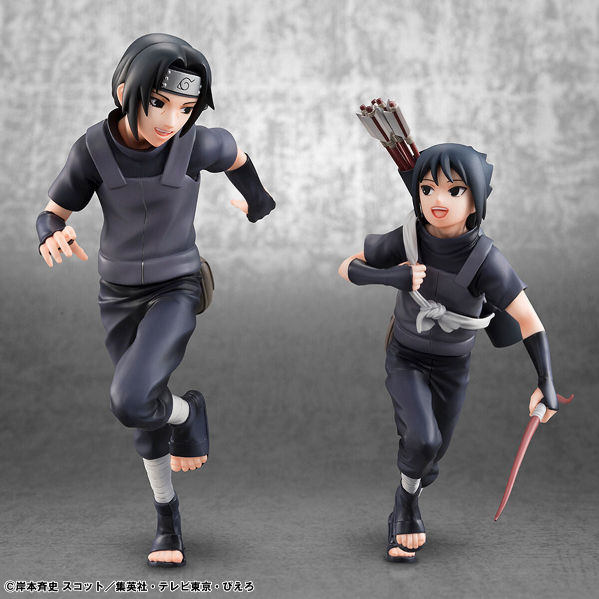 Figurine Itachi Uchiha & Sasuke Uchiha G.E.M. Series Naruto