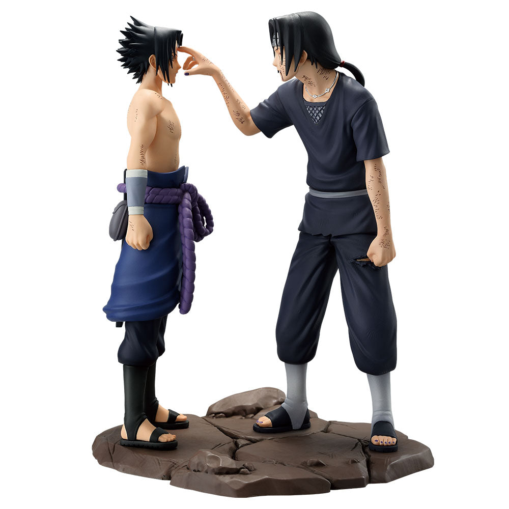 Figurine Sasuke Uchiha & Itachi Uchiha (Last One) Ichiban Kuji Naruto Shippuden Red Eyes of the Heart
