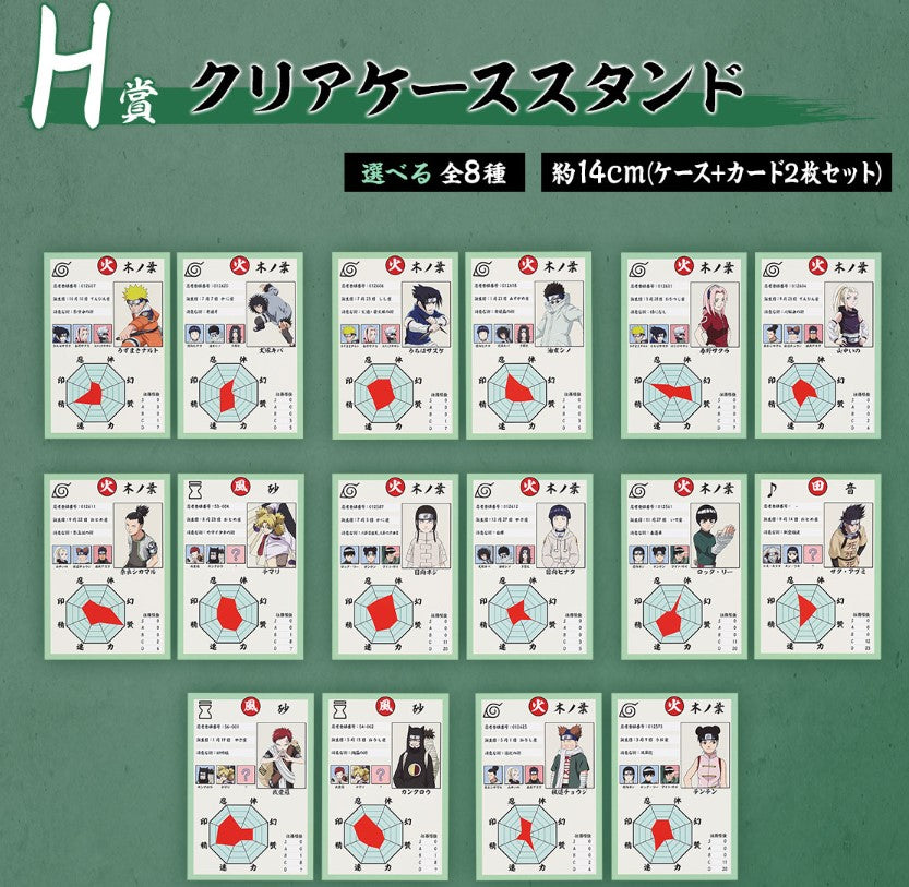 Pochette ID Card Naruto (H) Ichiban Kuji Naruto The Chunin Exam