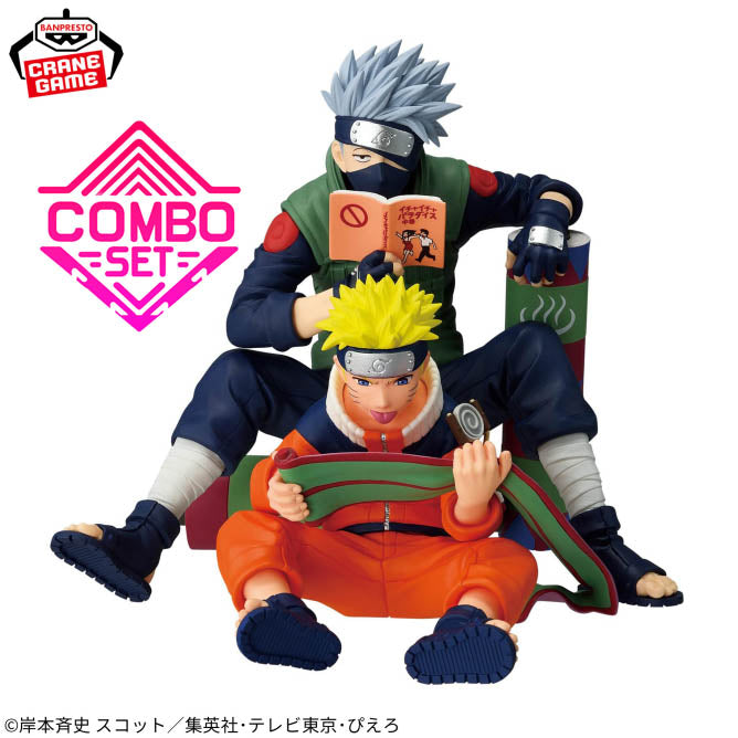 Figurine Uzumaki Naruto & Kakashi Hatake Naruto 72 Series Naruto Combo Set