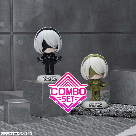 Figurine 2B Chubby Collection Vol.1 Luminasta Nier: Automata Ver1.1a Combo Set