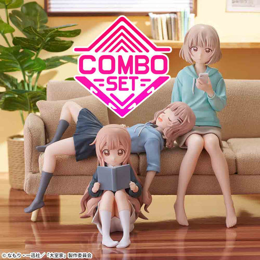 Figurine Sakurako & Nadeshiko & Hanako Omuro Chokonose Luminasta Omuro-ke Combo Set