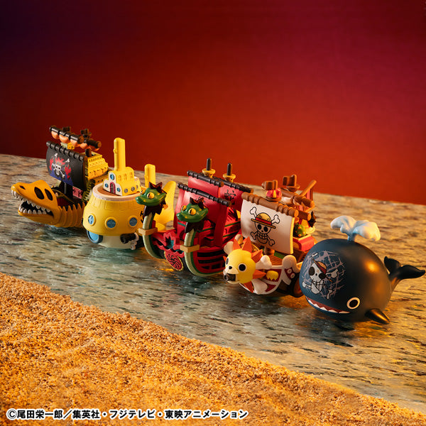 Figurine Thousand Sunny Grandline Series One Piece 6Pcs
