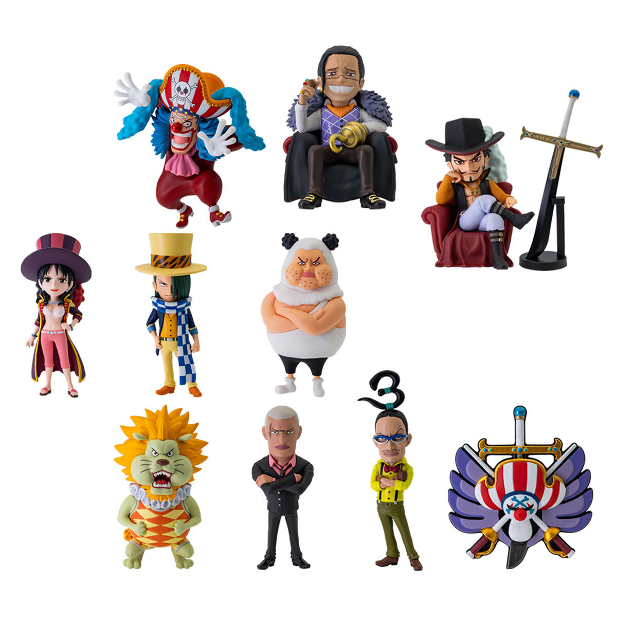 Figurine One Piece Cross Guild WCF One Piece Set Complet