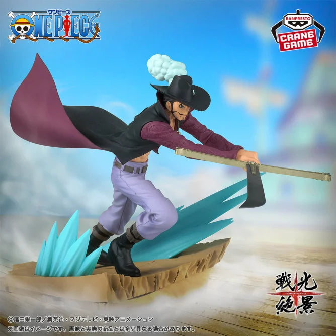 Figurine Dracule Mihawk Spectacular Battle Scenery One Piece