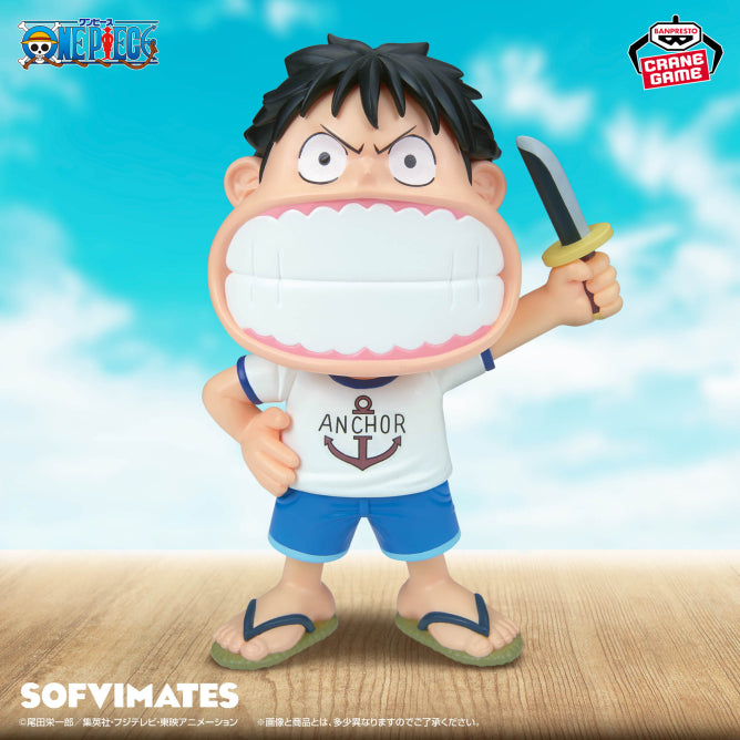 Figurine Monkey D. Luffy I'm Not Kidding Ver. Sofvimates One Piece
