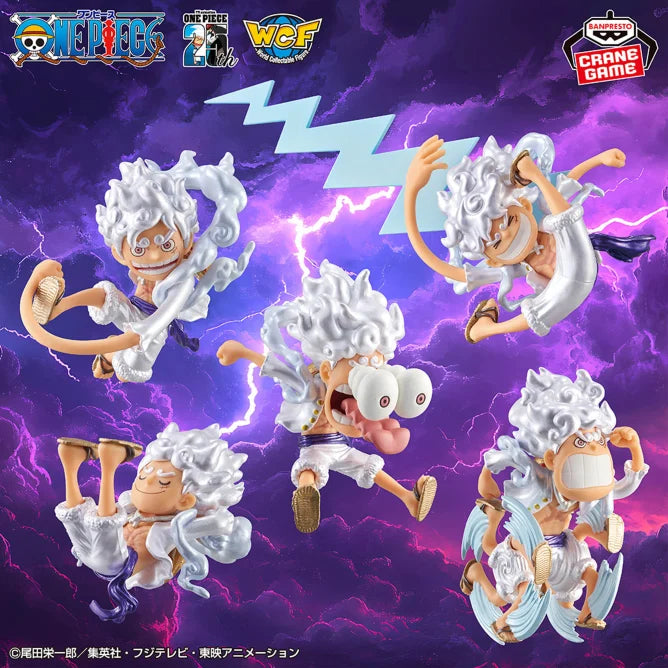 Figurine Luffy Gear 5 WCF One Piece Set Complet