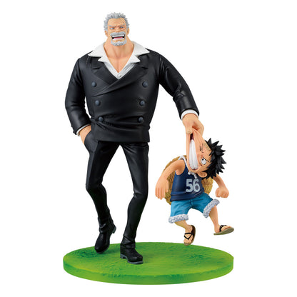 Figurine Monkey D. Luffy & Monkey D. Garp (B) Ichiban Kuji One Piece Road to Down