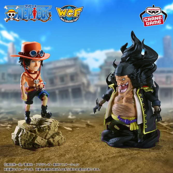 Figurine Portgas D. Ace VS Marshall D. Teach WCF Log Stories One Piece