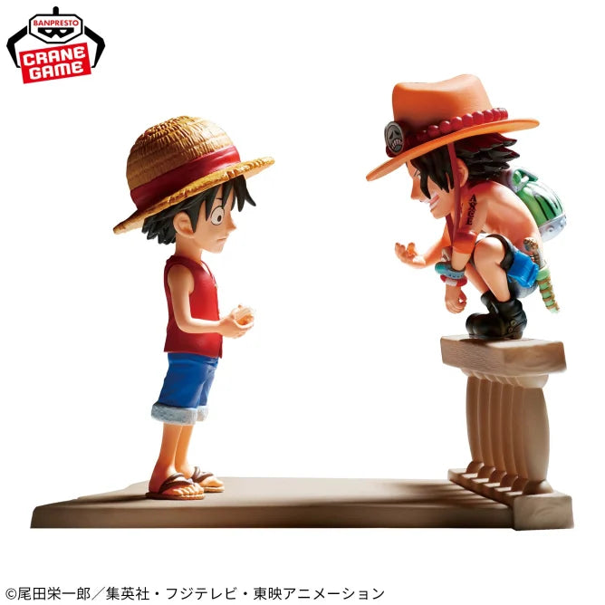 Figurine Luffy & Ace WCF Log Stories One Piece