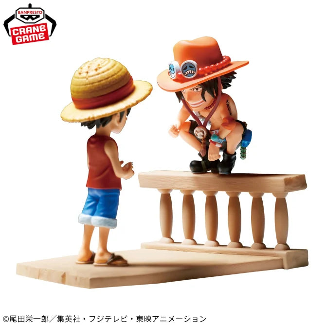 Figurine Luffy & Ace WCF Log Stories One Piece