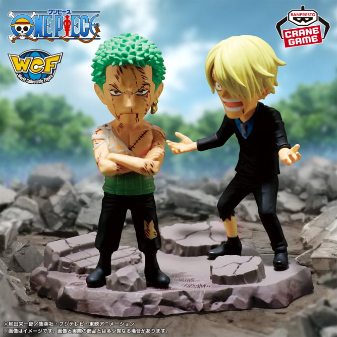 Figurine Roronoa Zoro & Sanji Nothing Happened Ver. WCF Log Stories One Piece