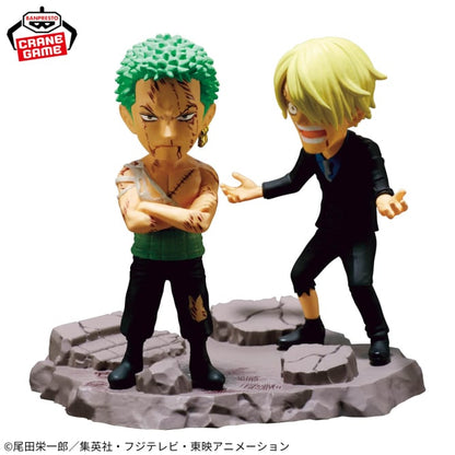Figurine Roronoa Zoro & Sanji Nothing Happened Ver. WCF Log Stories One Piece