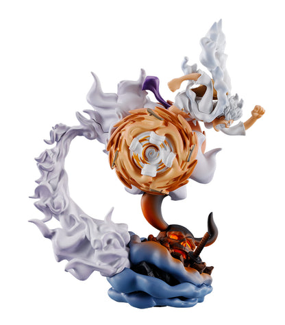 Figurine Monkey D. Luffy Gear 5 PetiTrama Logbox Rebirth Special Gear 5 One Piece