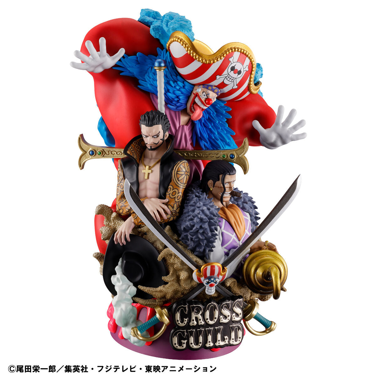 Figurine Baggy Cross Guild Ver. PetiTrama Logbox Rebirth One Piece