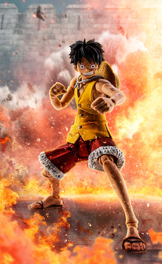 Figurine Monkey D. Luffy Marine Ford Ver. S.H. Figuarts One Piece