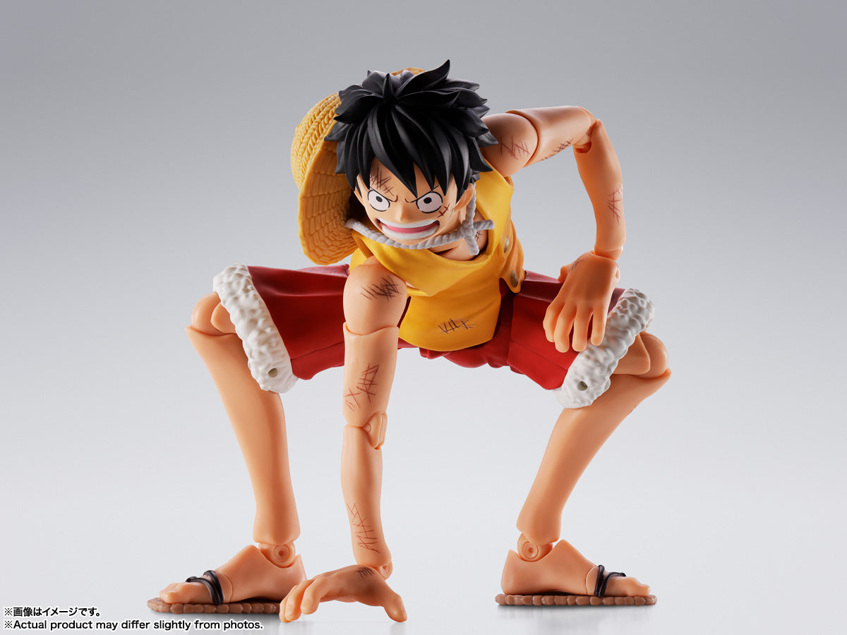 Figurine Monkey D. Luffy Marine Ford Ver. S.H. Figuarts One Piece