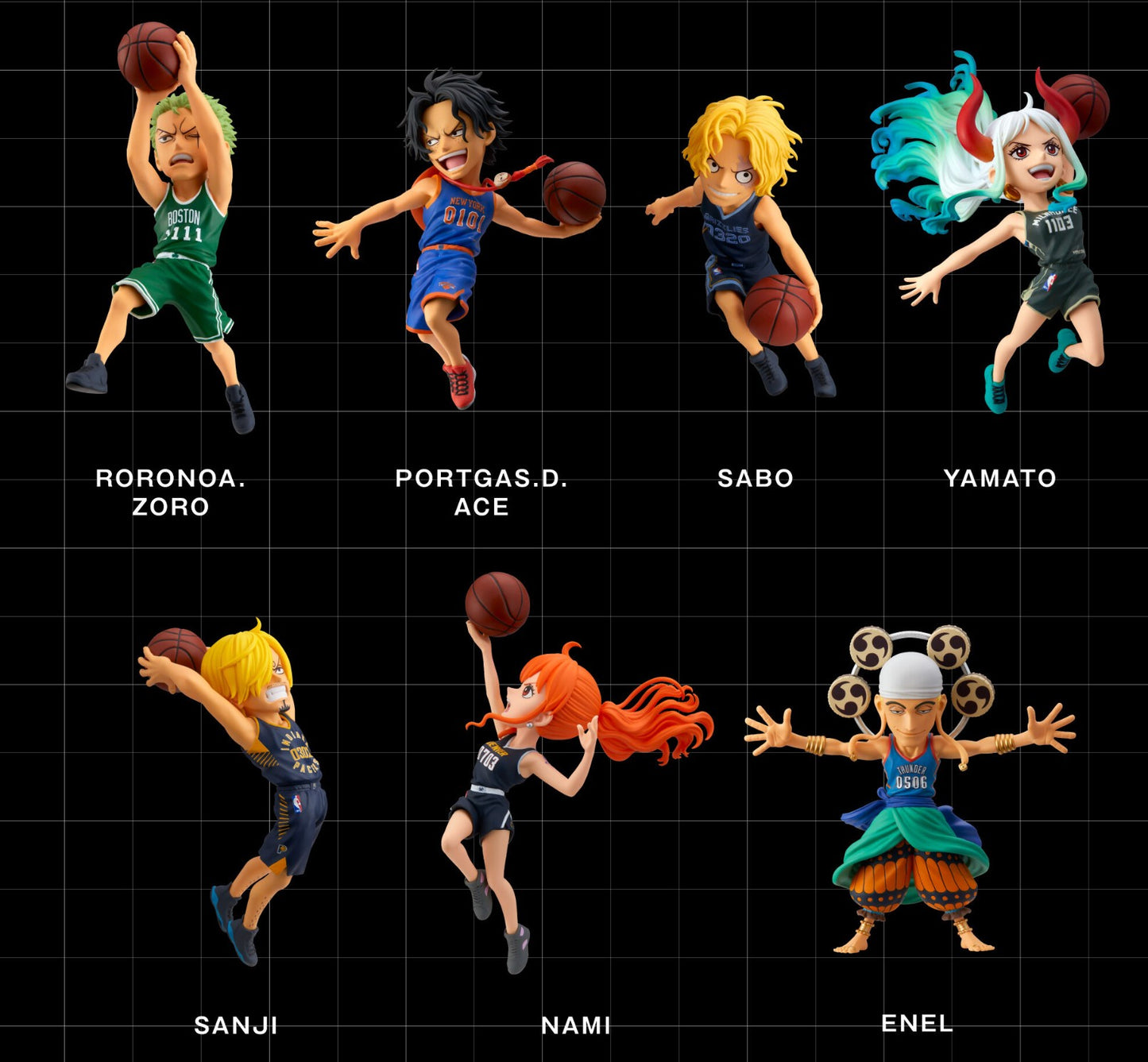 Figurine One Piece x Nba WCF One Piece Au Choix