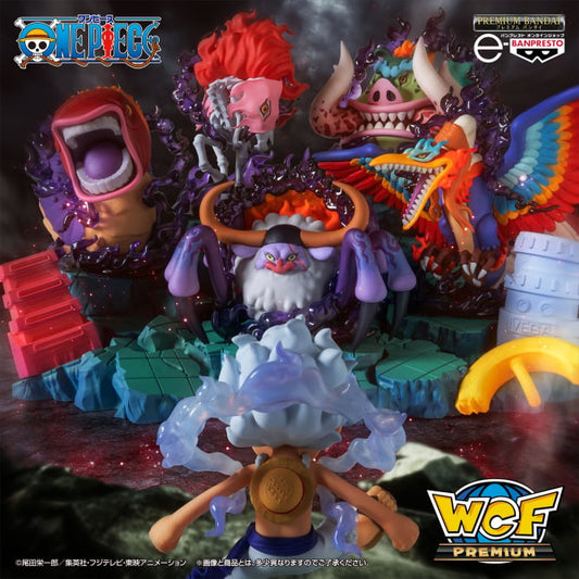Figurine Monkey D. Luffy VS Gorosei Premium WCF One Piece