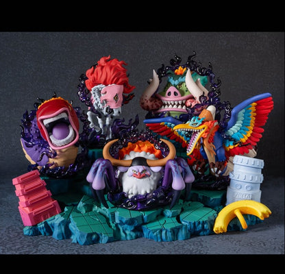 Figurine Monkey D. Luffy VS Gorosei Premium WCF One Piece