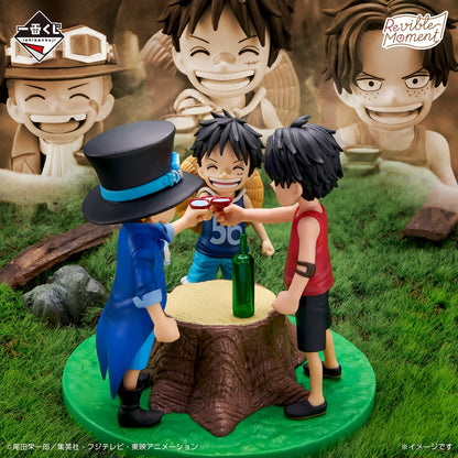 Figurine Luffy & Ace & Sabo (A) Ichiban Kuji One Piece Dramatic Memories