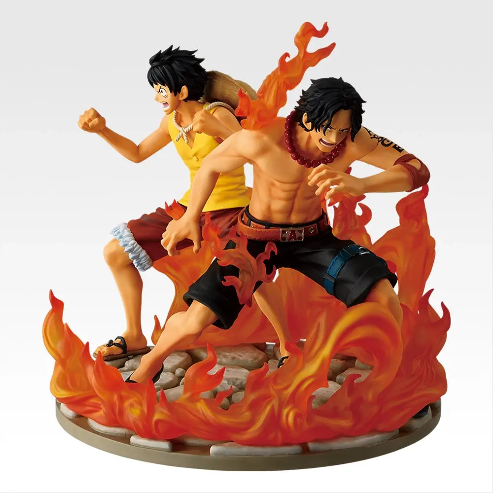 Figurine Monkey D. Luffy & Portgas D. Ace (Last One) Ichiban Kuji One Piece Dramatic Memories
