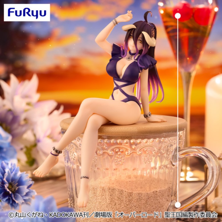 Figurine Albedo Purple Swimsuit Ver. Noodle Stop Furyu Overlord