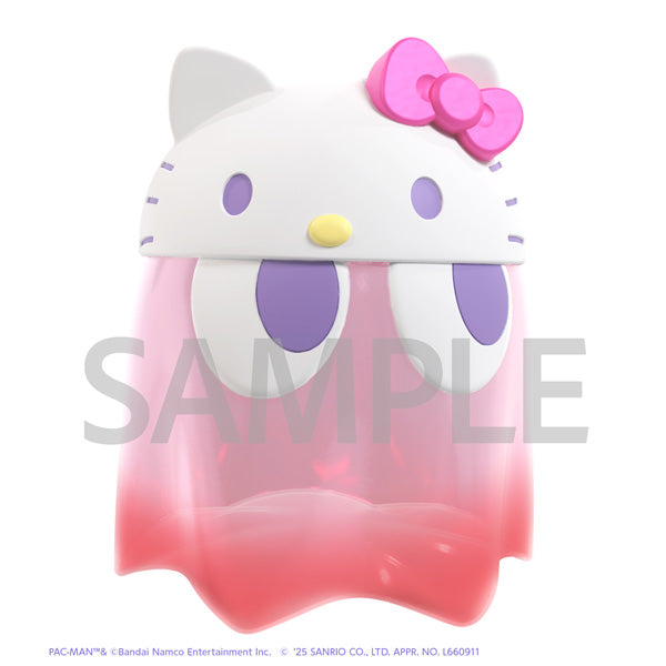 Figurine Pac-Man Ghost Hello Kitty Clear Color Ver. Chibi Collect Figure Deluxe Sanrio