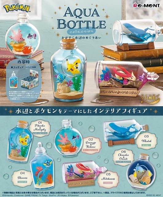 Figurine Pokemon Aqua Bottle Collection Pokemon Set Complet