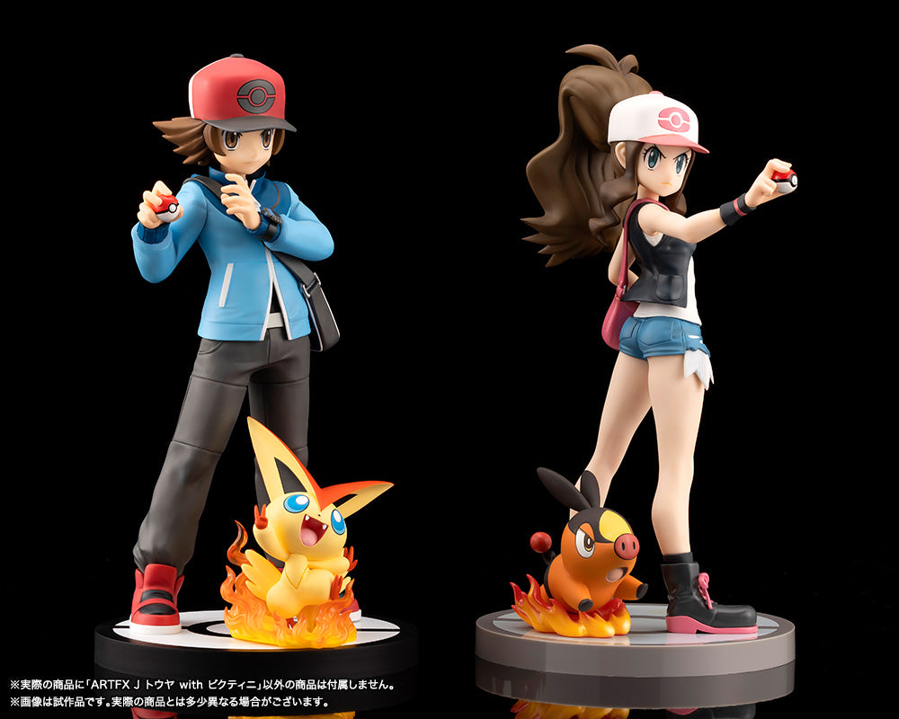 Figurine Ludwig & Victini Artfx J Pokemon
