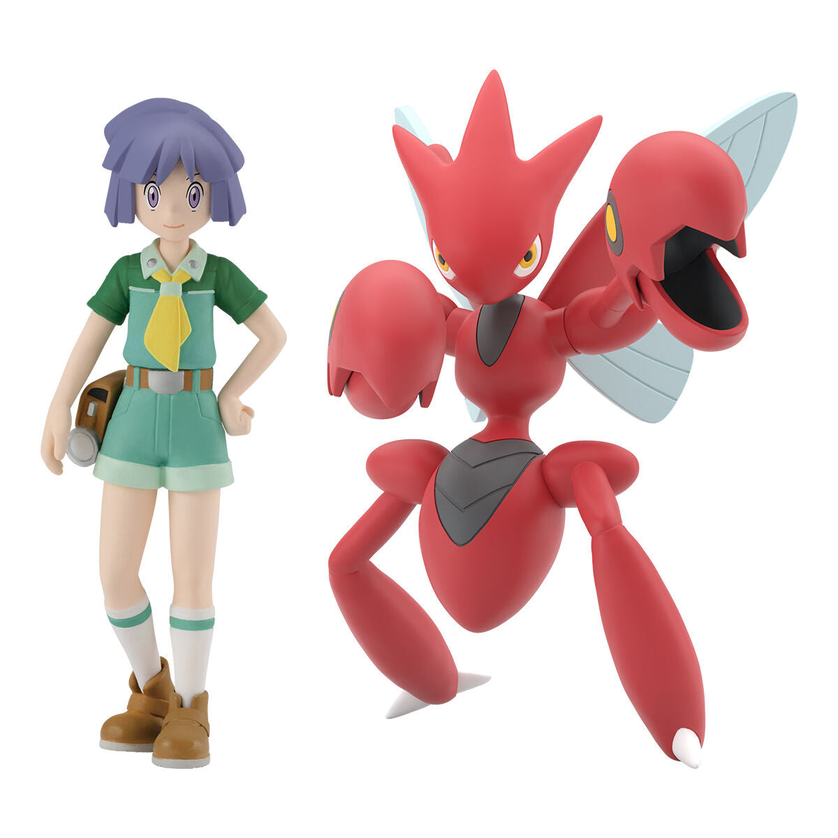 Figurine Hector & Cizayox Scale World Pokemon