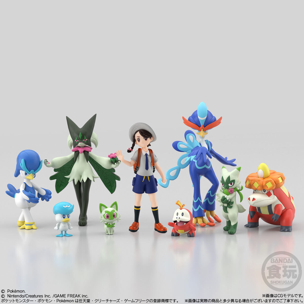 Figurine Pokemon Paldea Set Scale World Pokemon
