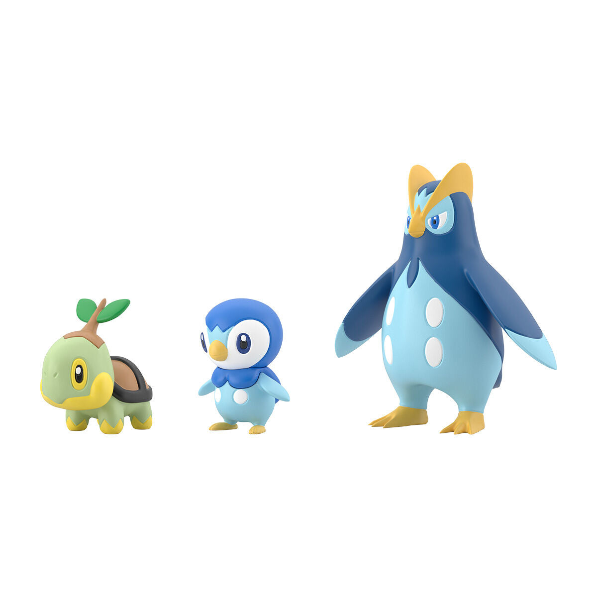Figurine Tortipouss & Tiplouf & Prinplouf Scale World Pokemon