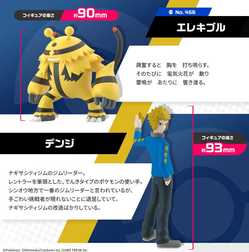 Figurine Tanguy & Elekable Scale World Pokemon