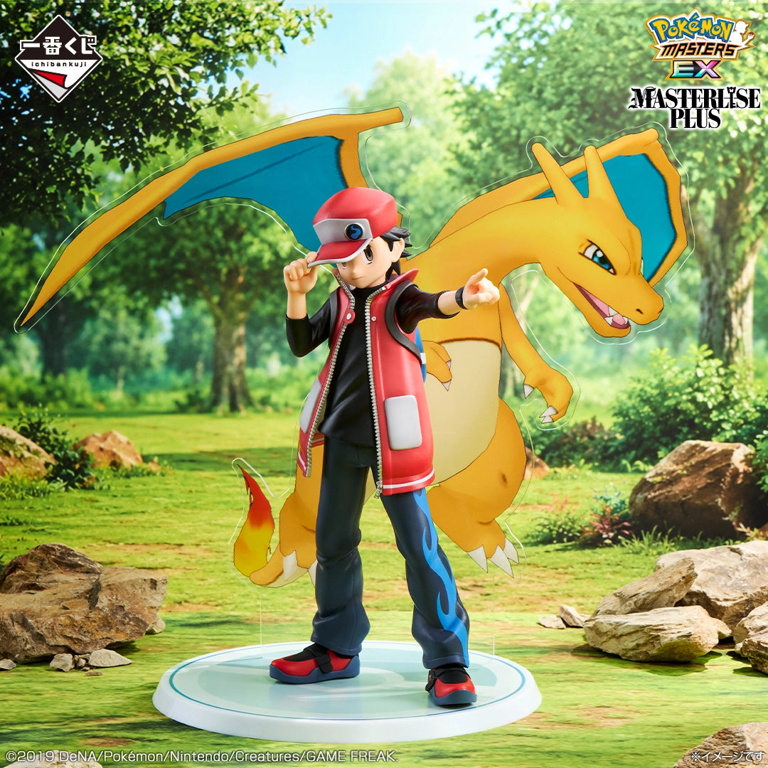 Figurine Red & Dracaufeu (A) Ichiban Kuji Pokemon EX 7th Anniversary